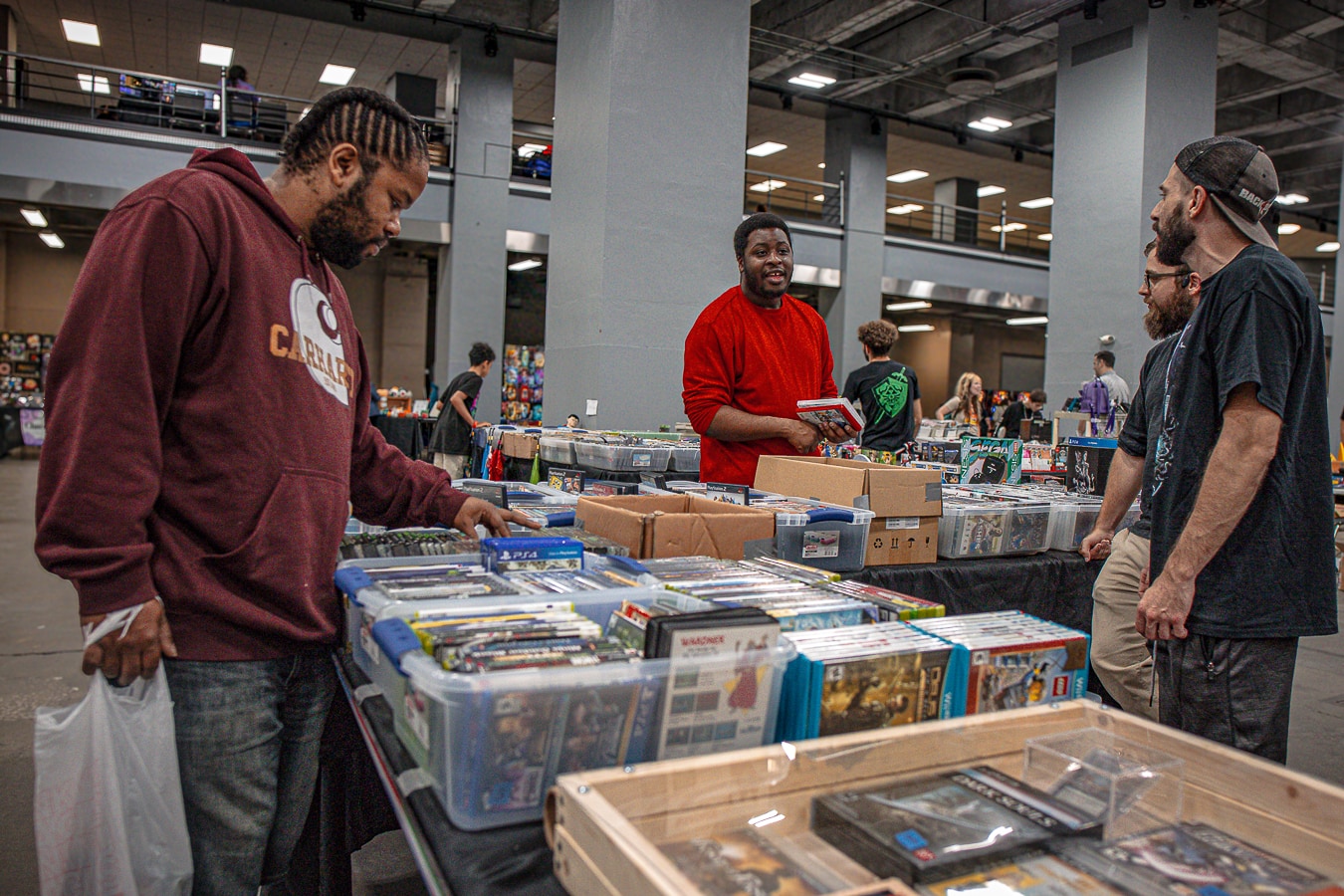 Guests browse used games